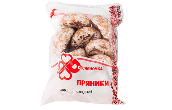 Пряники заварні глазуровані ”Зі смаком м'яти”    